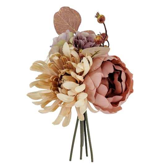 11.5" Pink Peony & Rose Mix Bouquet by Ashland®